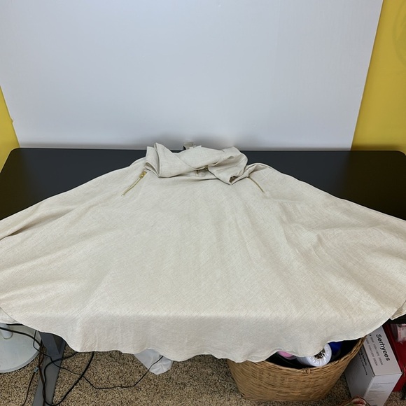 Vtg Joan Vass Linen Blend Sleeveless Dress Sz 8 Full Flowy Skirt Pockets… - Picture 4 of 14